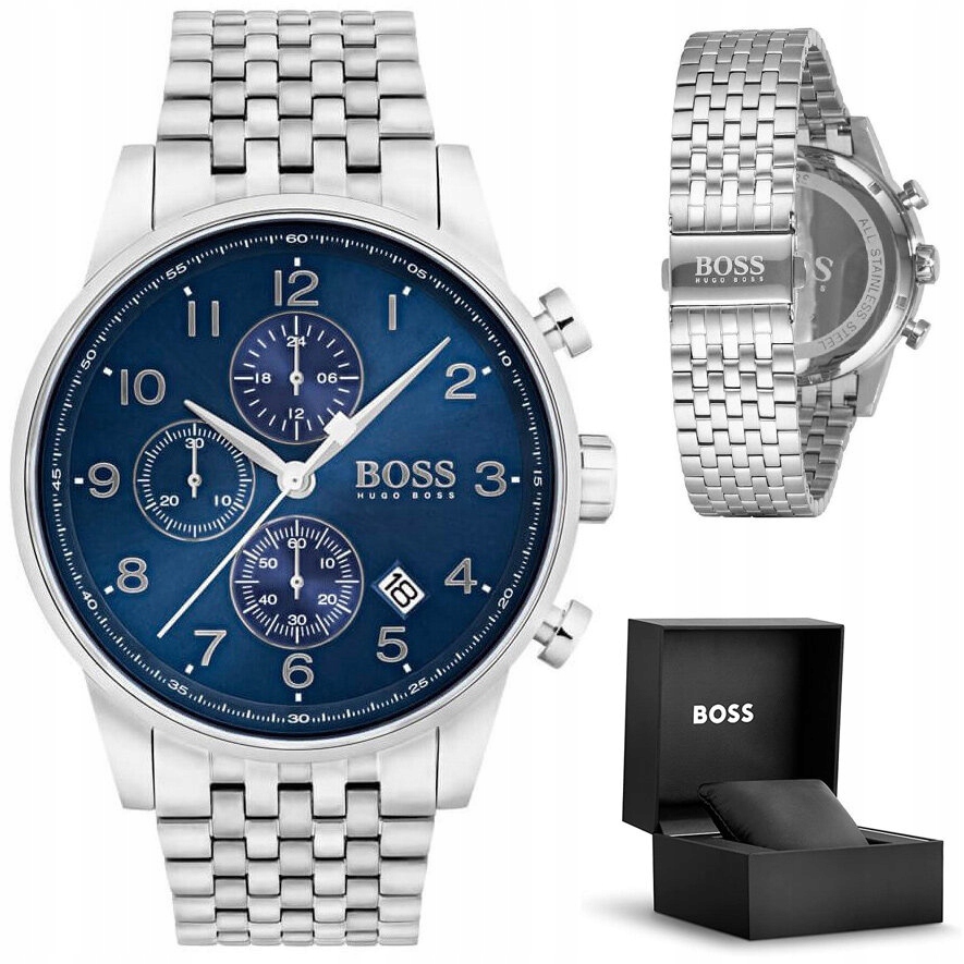 Zegarek Męski Hugo Boss 1513498 -navigator Chrono Data Pudełko
