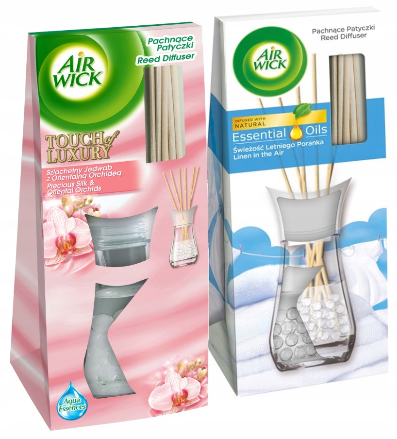 

Air Wick Patyczki zapachowe Jedwab Letni Poranek