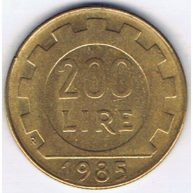 Włochy 200 lirów 1985 Italia