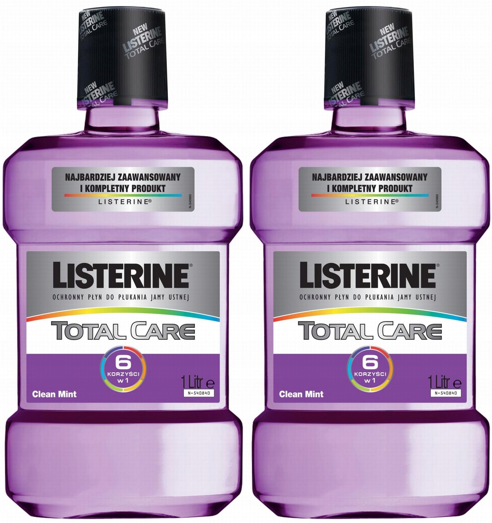 

Płyn Listerine Total Care 6w1 Do Płukania 1L + 1L