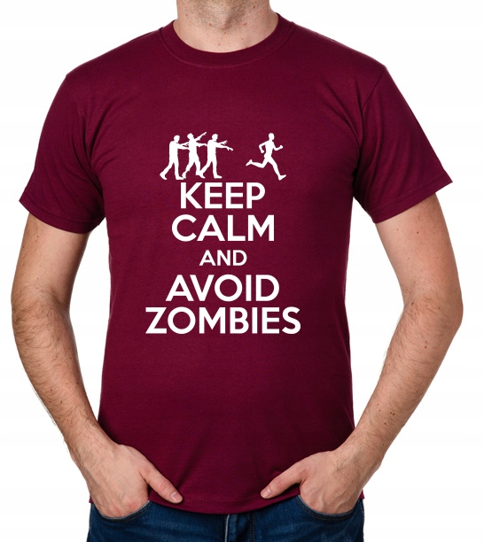 

koszulka Keep Calm And Avoid Zombies prezent