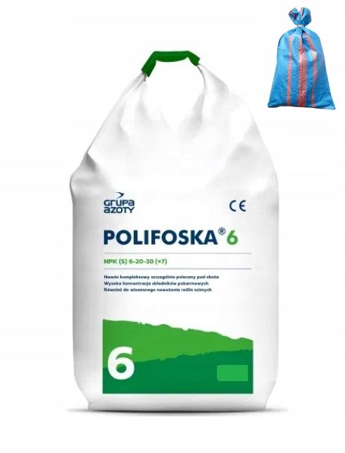 Nawóz Polifoska 6 ukorzeniacz zagęszczacz oryginał trawnik 30kg