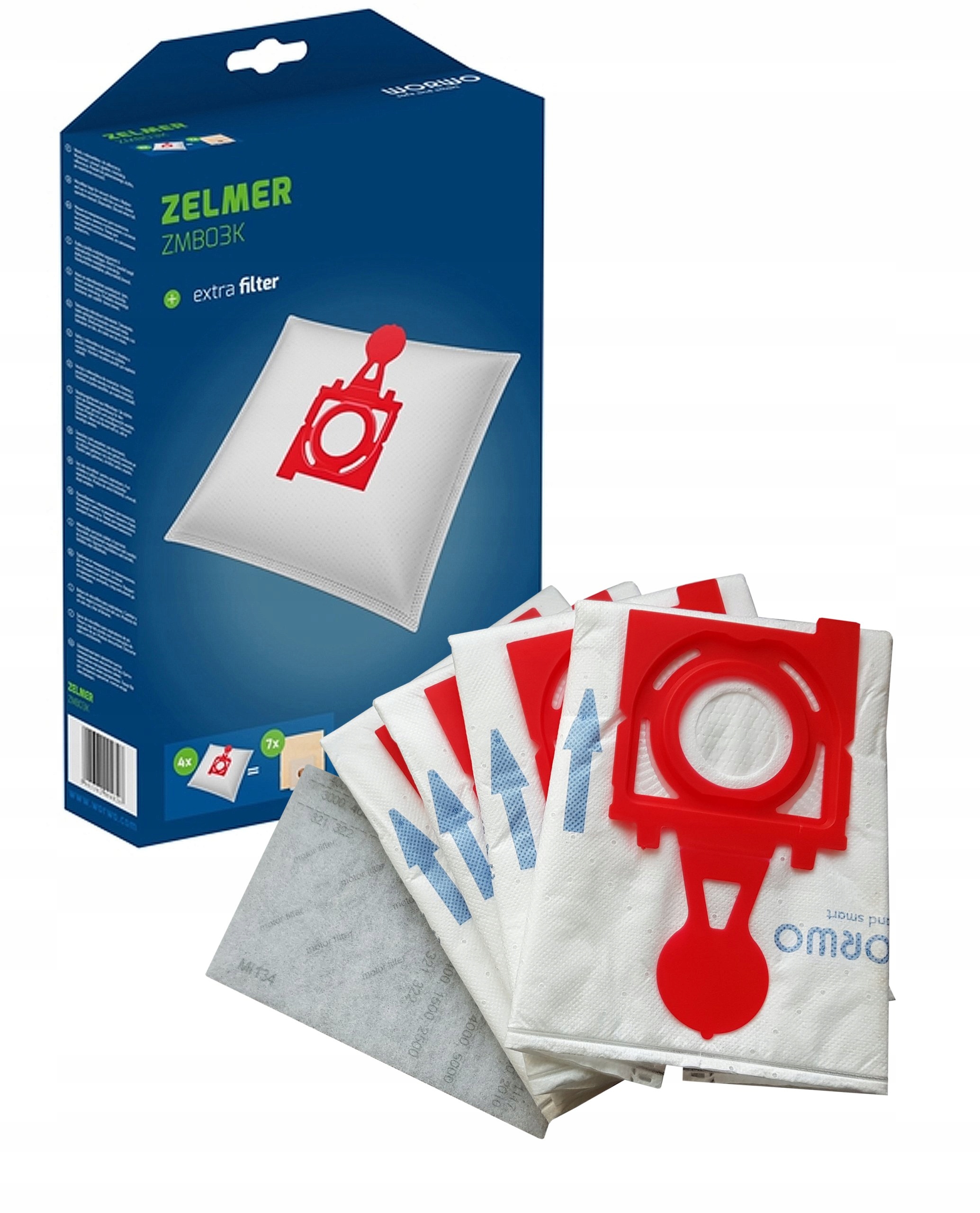 

12x Worki Odkurzacza Zelmer Solaris Twix 5500.3 Hq