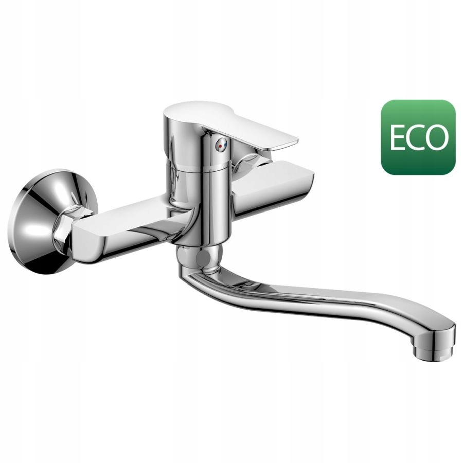 Baron Eco 6 l/min nástenná batéria rozteč 150 mm chróm 612.015.12 Bruckner