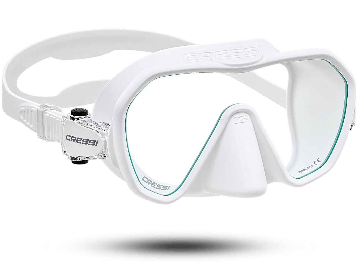 Maska nurkowa Cressi Z2S Small Frameless Mono-lens White DN453030
