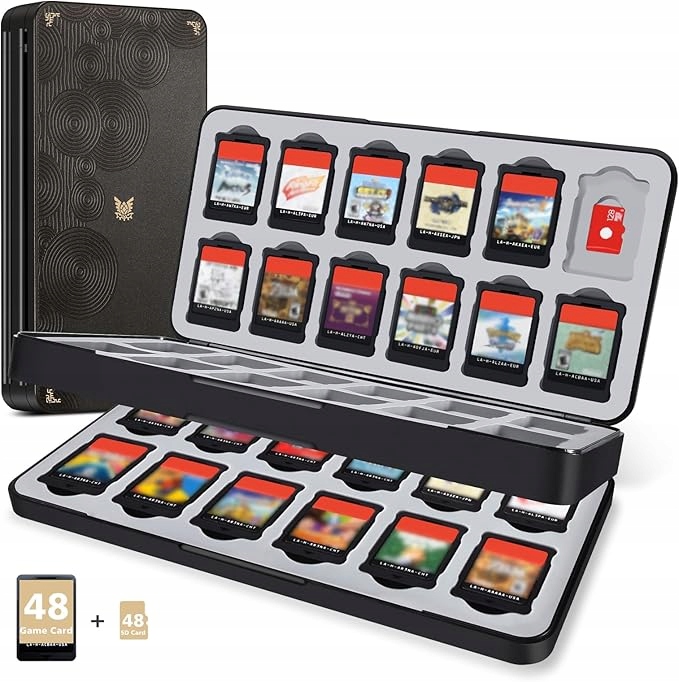 Etui na gry kompatybilne z grami Nintendo Switch i kartami Micro SD