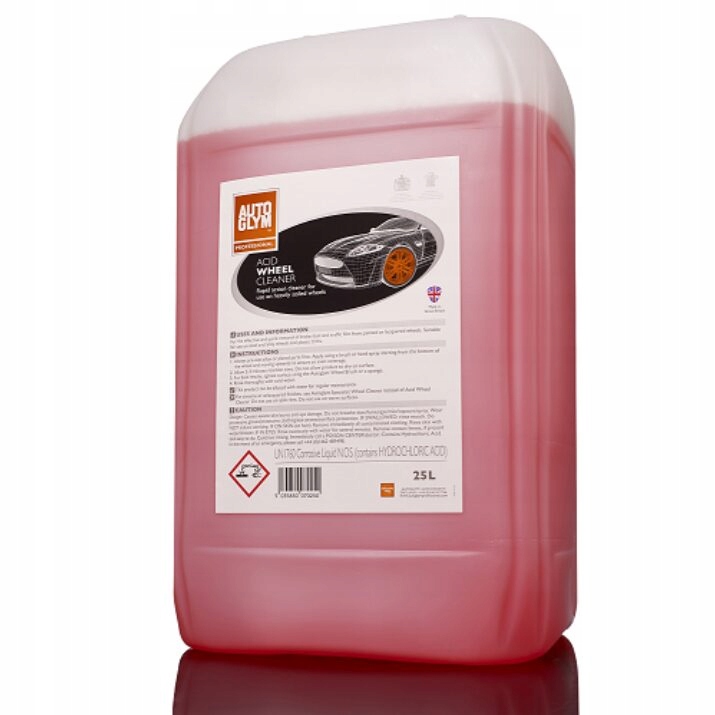Autoglym Acid Wheel Cleaner 25L veľmi silný, kyslý prostriedok na umývanie diskov