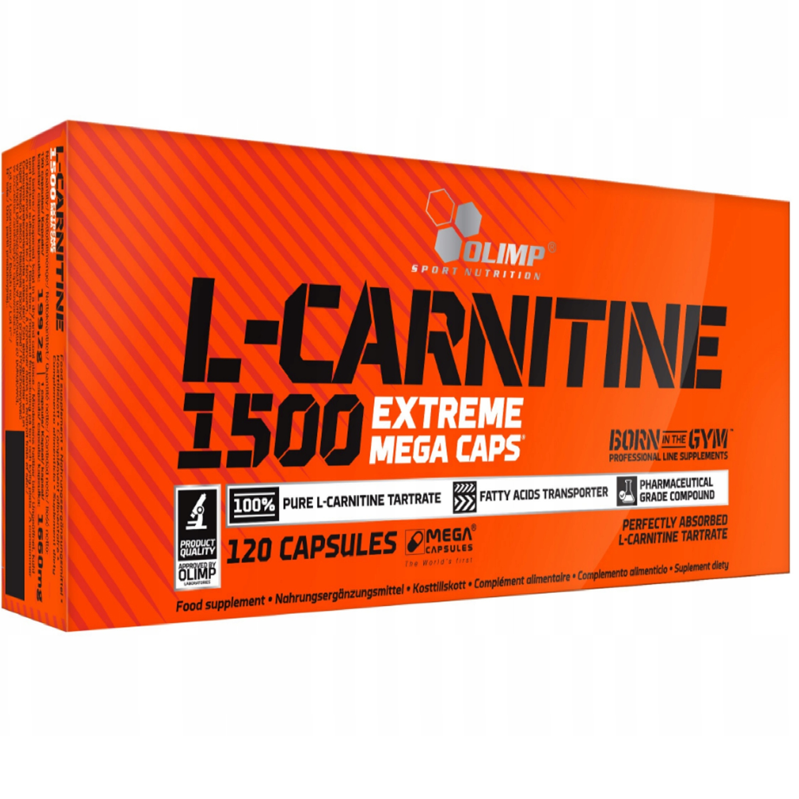 Olimp L-Carnitine 1500 extra kapsle 120 ks bez cukru