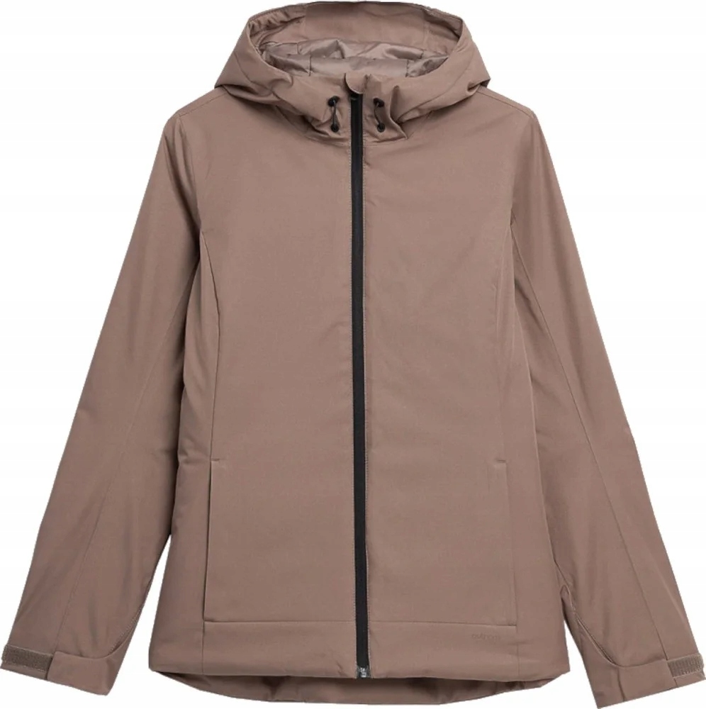 Kurtka narciarska damska Outhorn OTHAW22TTJAF008 brązowa Xs