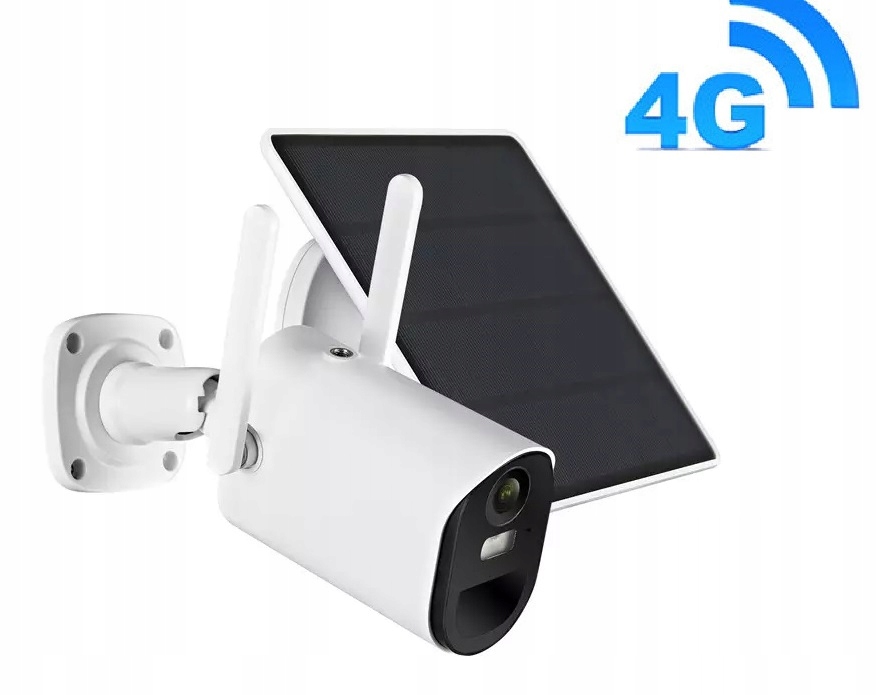 Solární Venkovní Solární Tubusová Kamera Ip 4G Gsm Na Sim Kartu