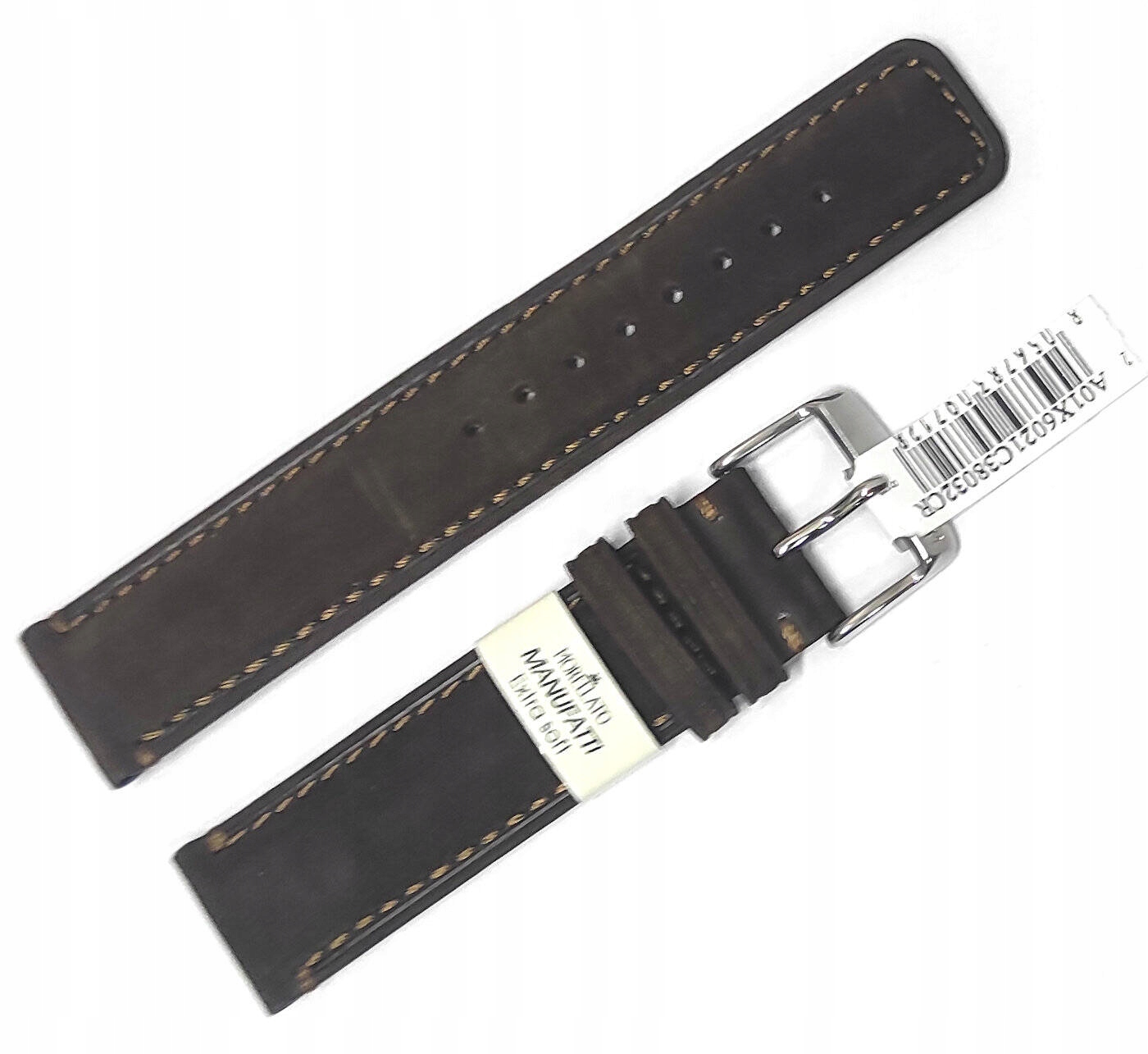 Hnědý Kožený Měkký Italský Pásek Morellato Nubuk Coubert 22 mm X6021
