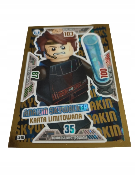 Karta Lego Star Wars Seria 2 LE10 Anakin Skywalker