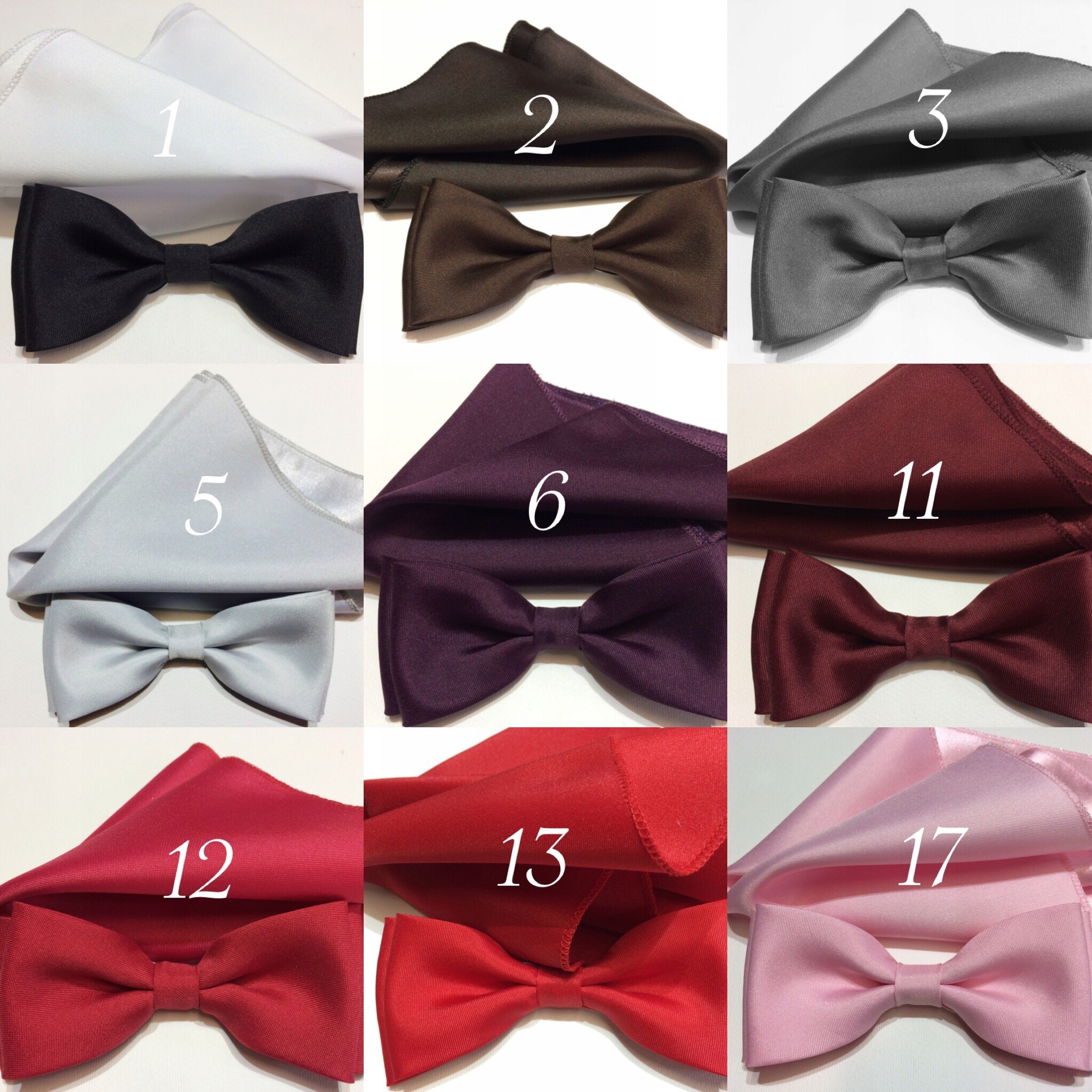 ŁOSOSIOWA JASNA MUCHA Z POSZETKĄ-CHUSTECZKĄ-WYPUST Płeć uniseks