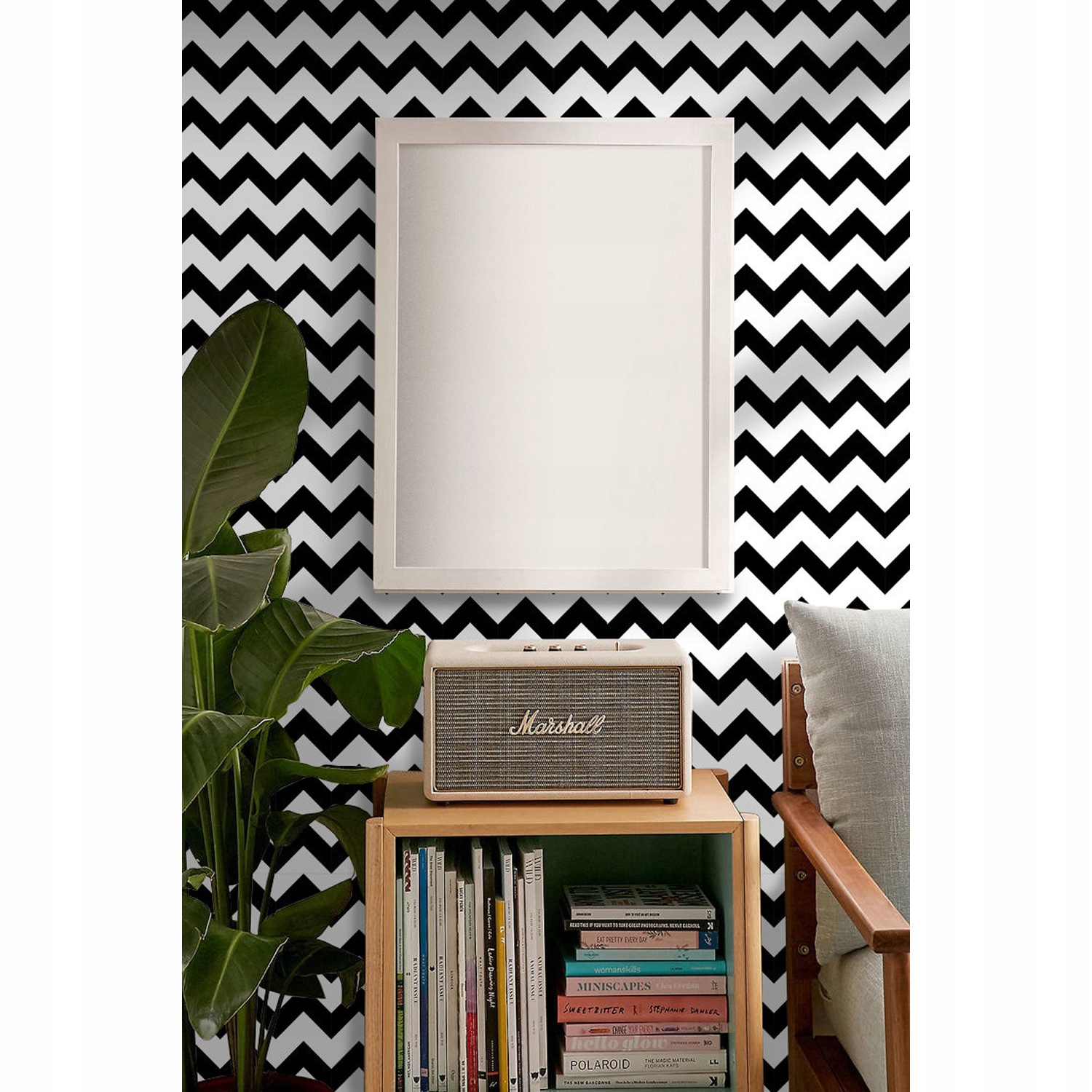 

Fototapeta Abstrakcja zygzak czarno-biały 250x250