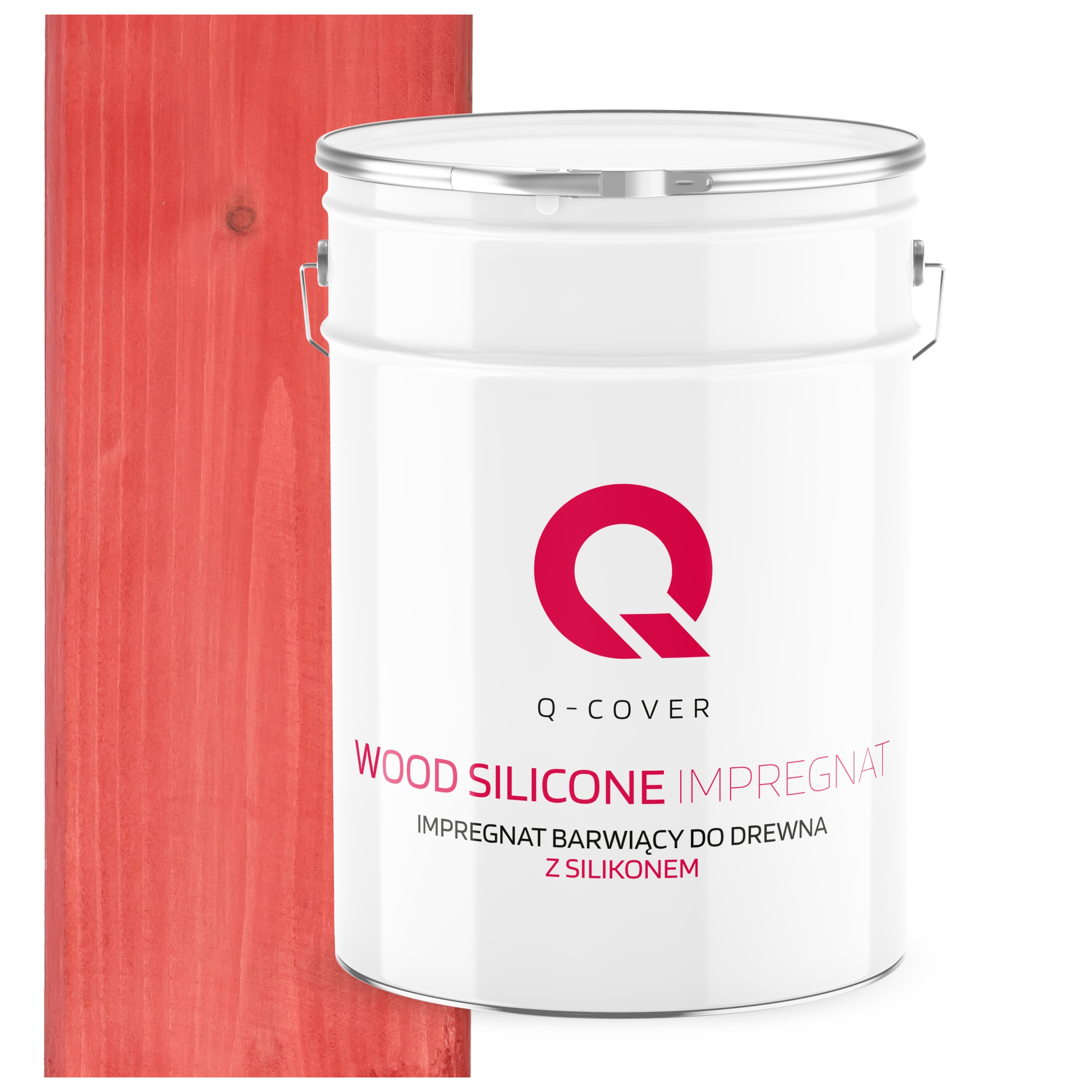 Impregnácia Na Drevo Extra Farba S Ochranným Silikónom Farby Trvanlivá Ružová 10 L