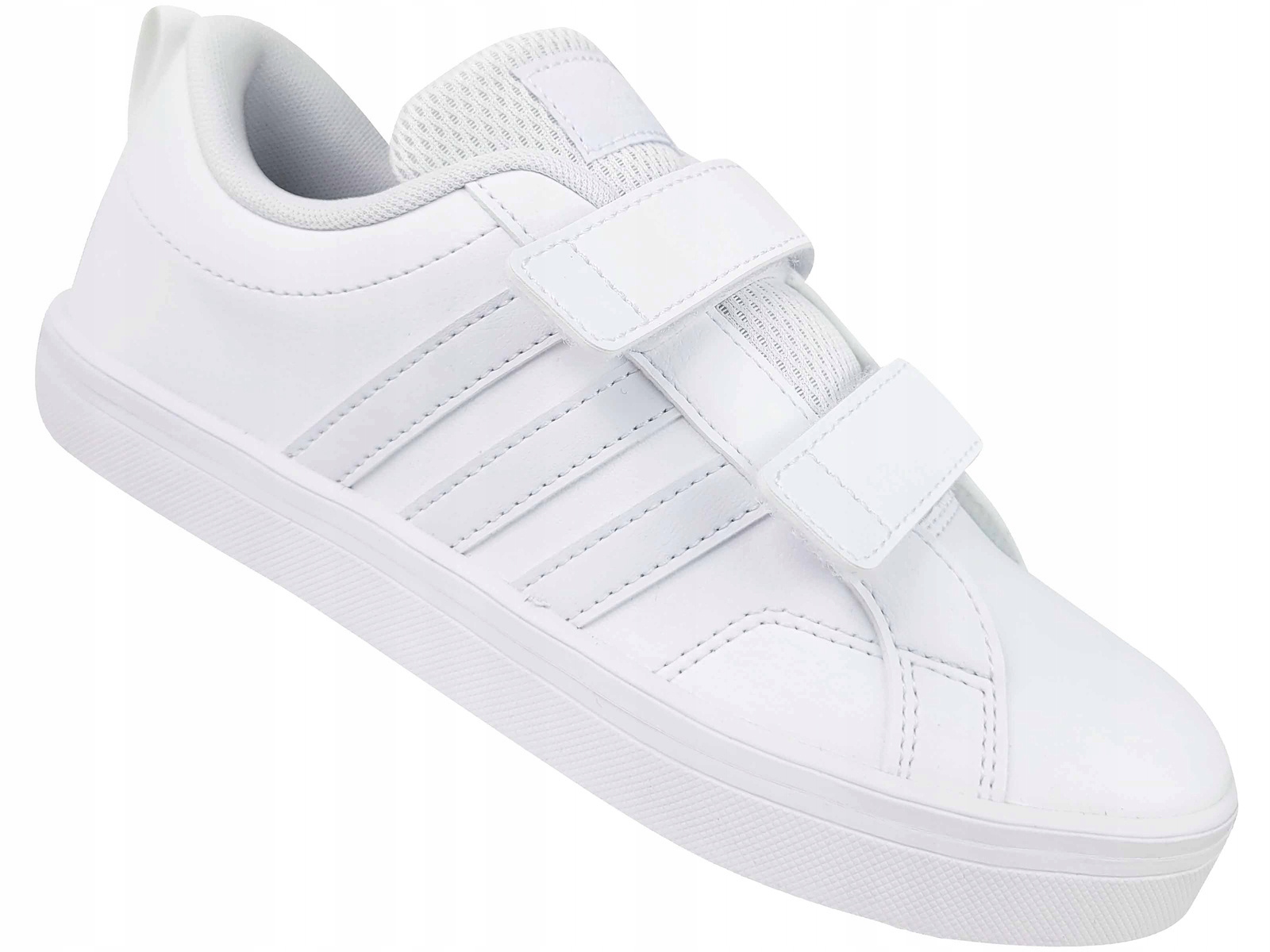 Adidas Vs Pace 2.0 Cf IE3474 Buty Dziecięce Trampki Na Rzepy Białe