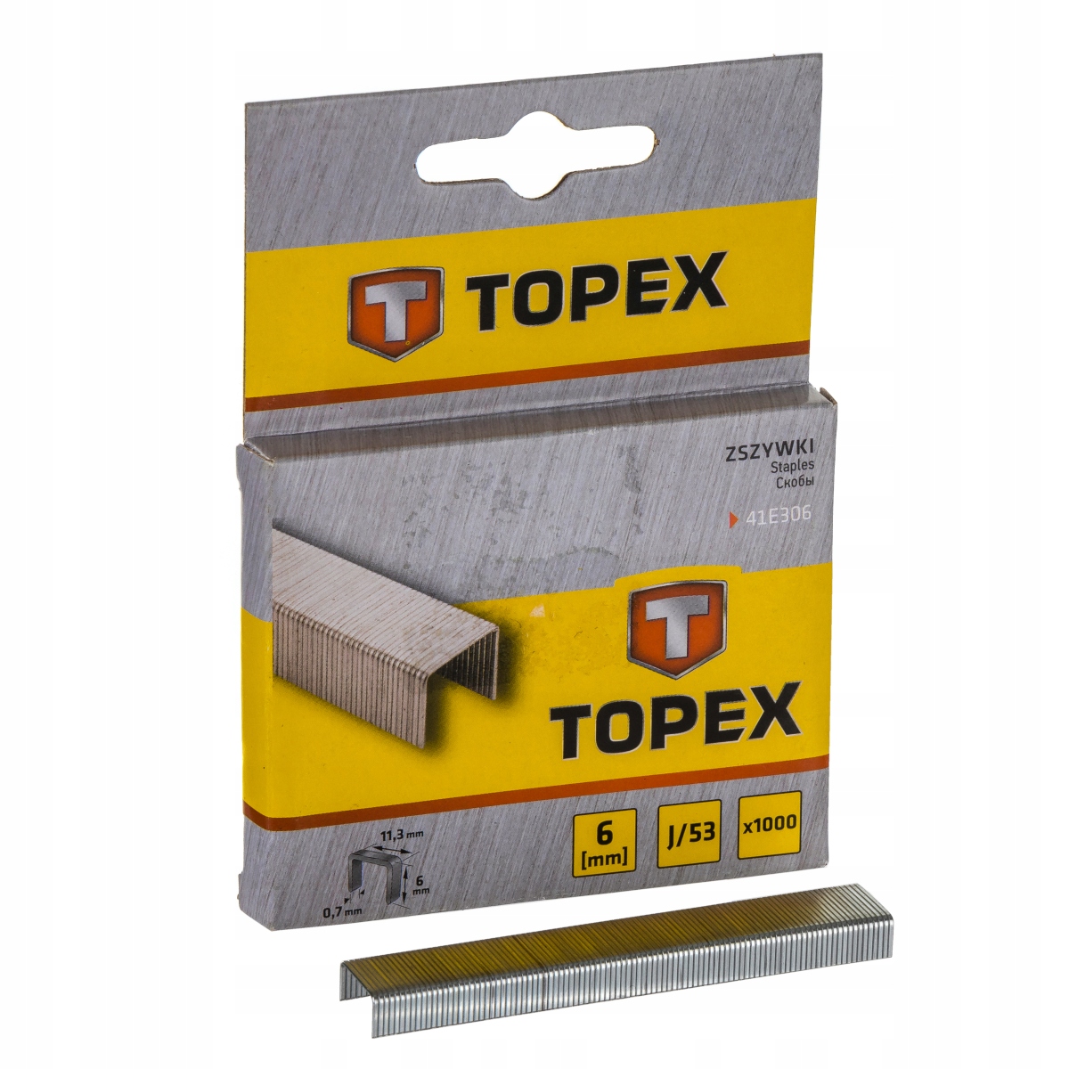 

Topex Zszywki Typ J / 53 6mm 1000szt 41E306