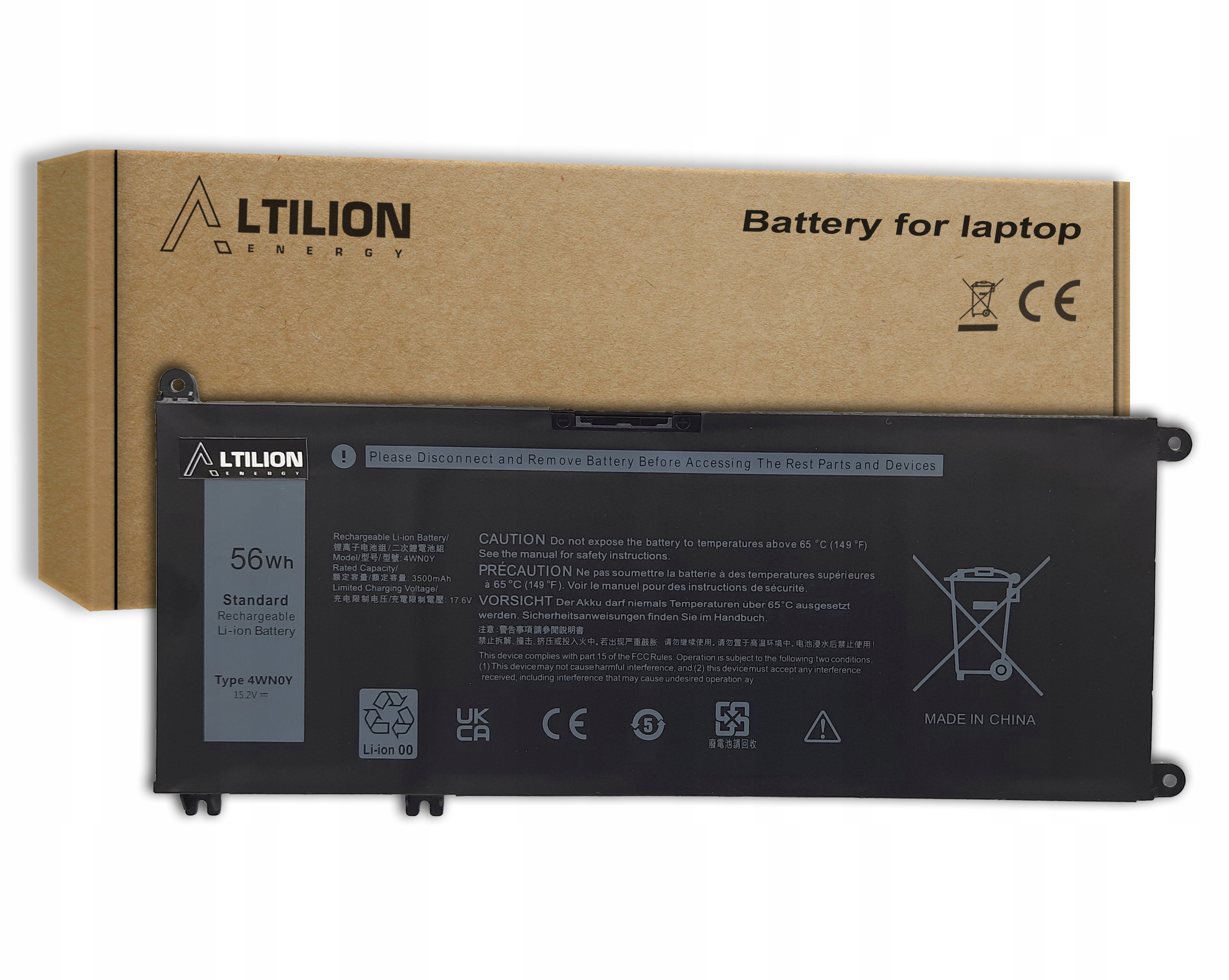 Baterie Altilion Energy 4WN0Y kompatibilní s Dell