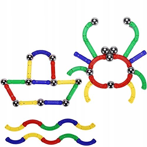 KLOCKI KONSTRUKCYJNE MAGNETYCZNE 68 EL MAGNETIC Marka inna