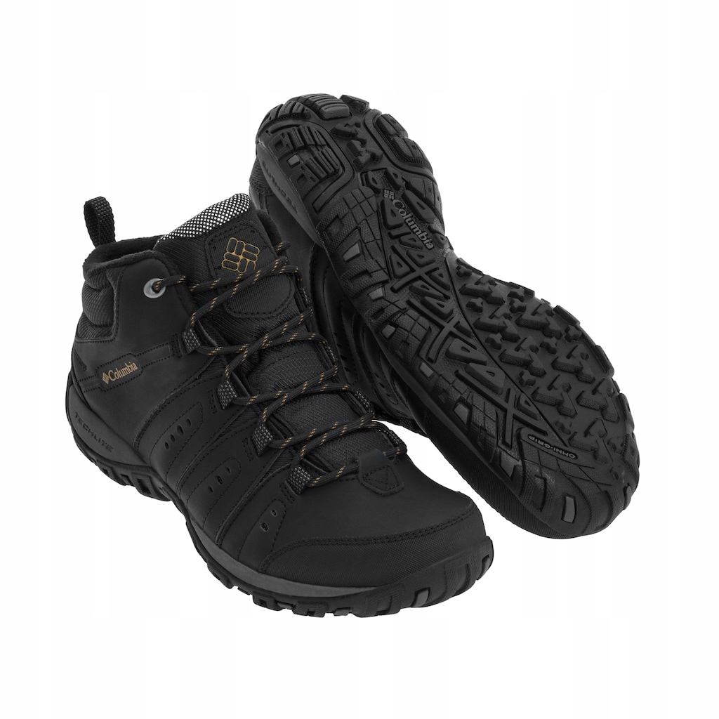 Turistické trekové boty Columbia Woodburn II Mid Waterproof černá 41