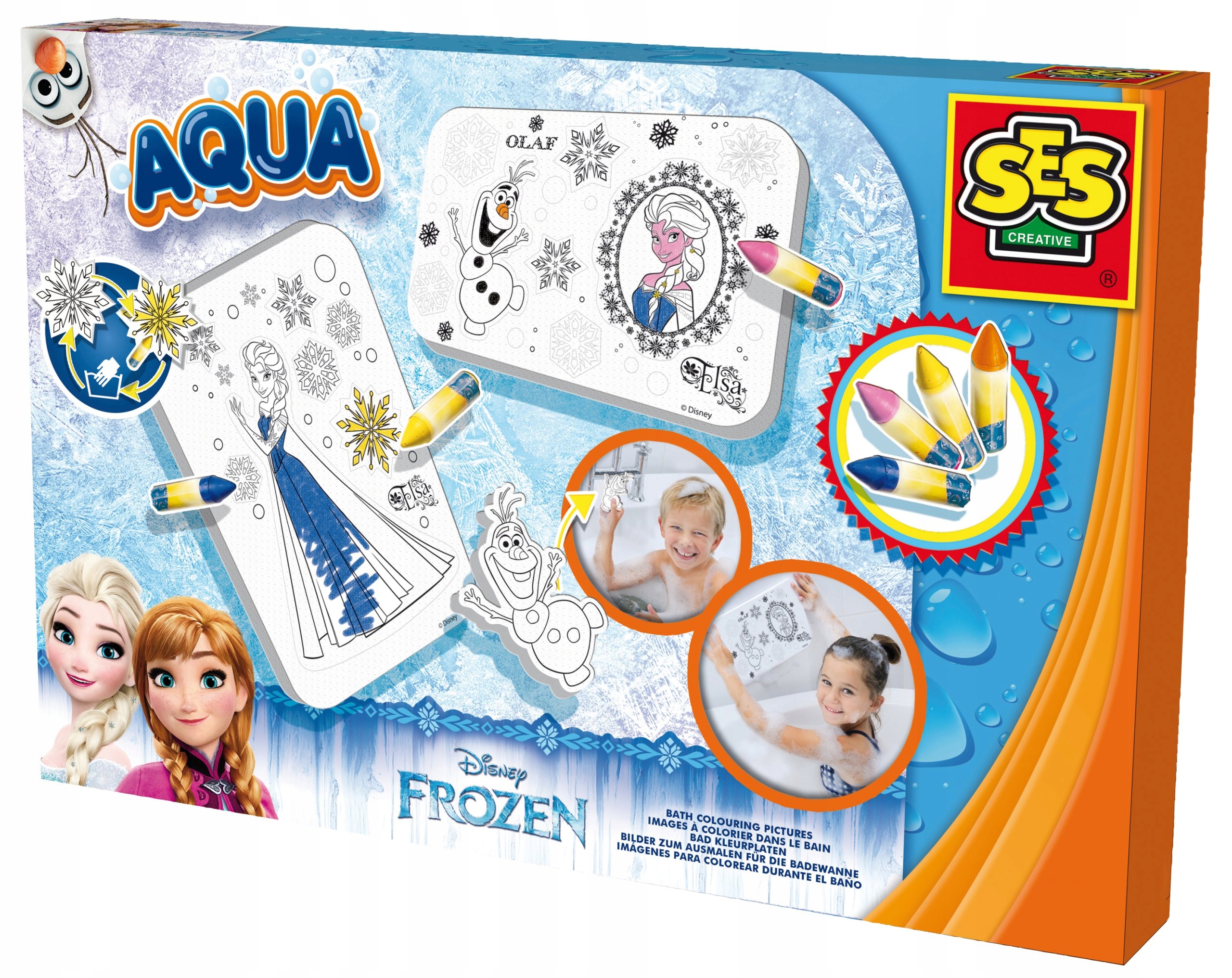 

Kolorowanka Do Kąpieli do wody Frozen Ses 13081