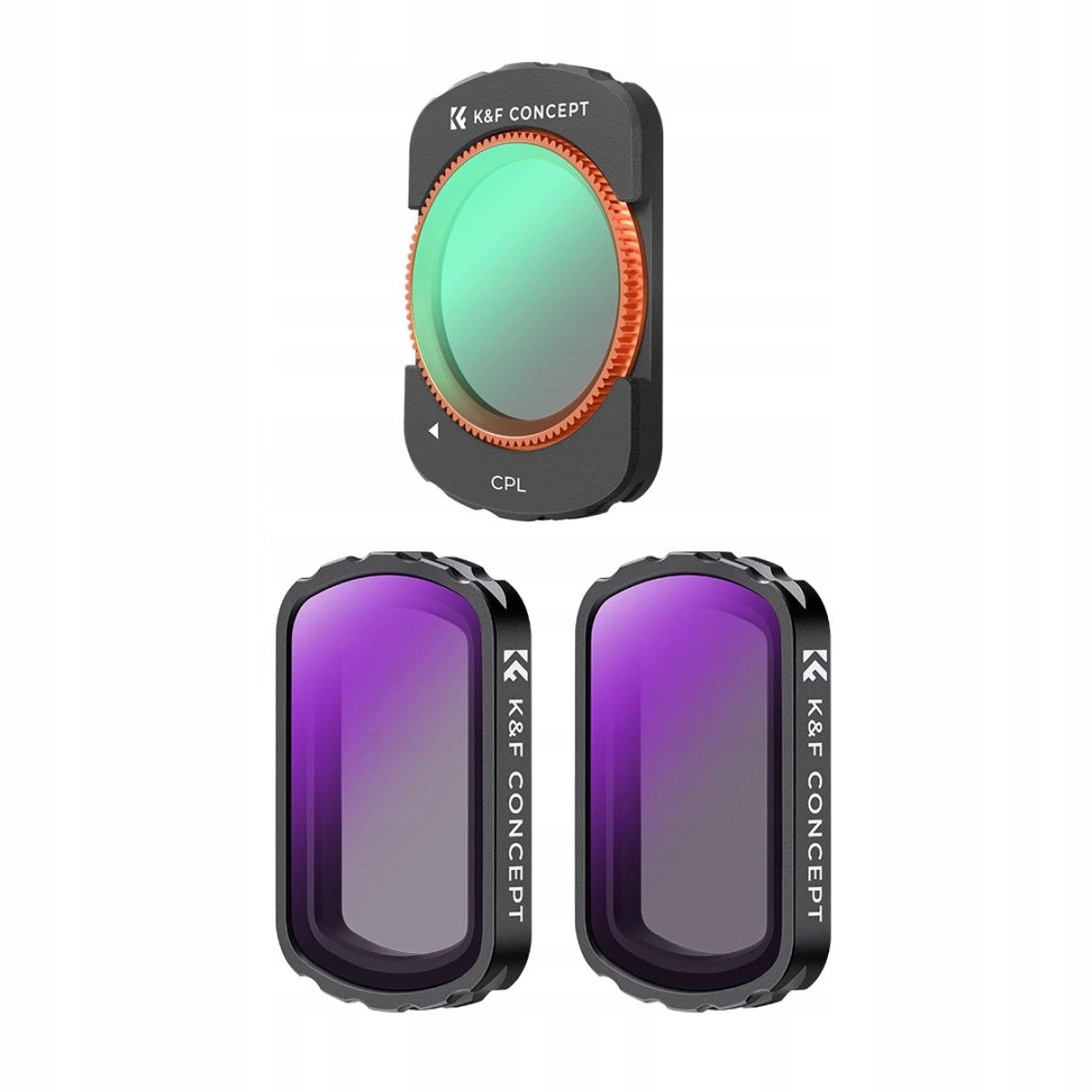 Sada 3 filtrů Cpl+nd K&f Concept pro kameru Dji Osmo Pocket 3