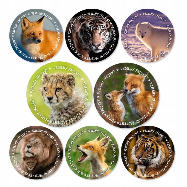 

Naklejki Dzielny Pacjent -Psiaki i kociaki 3- 200