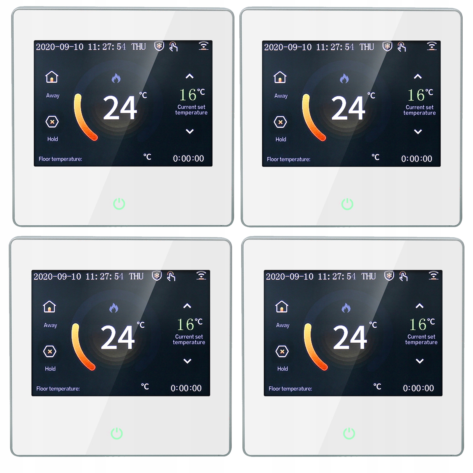 4X Wifi Termostat, regulátor teploty, ohřev vody, plynový kotel