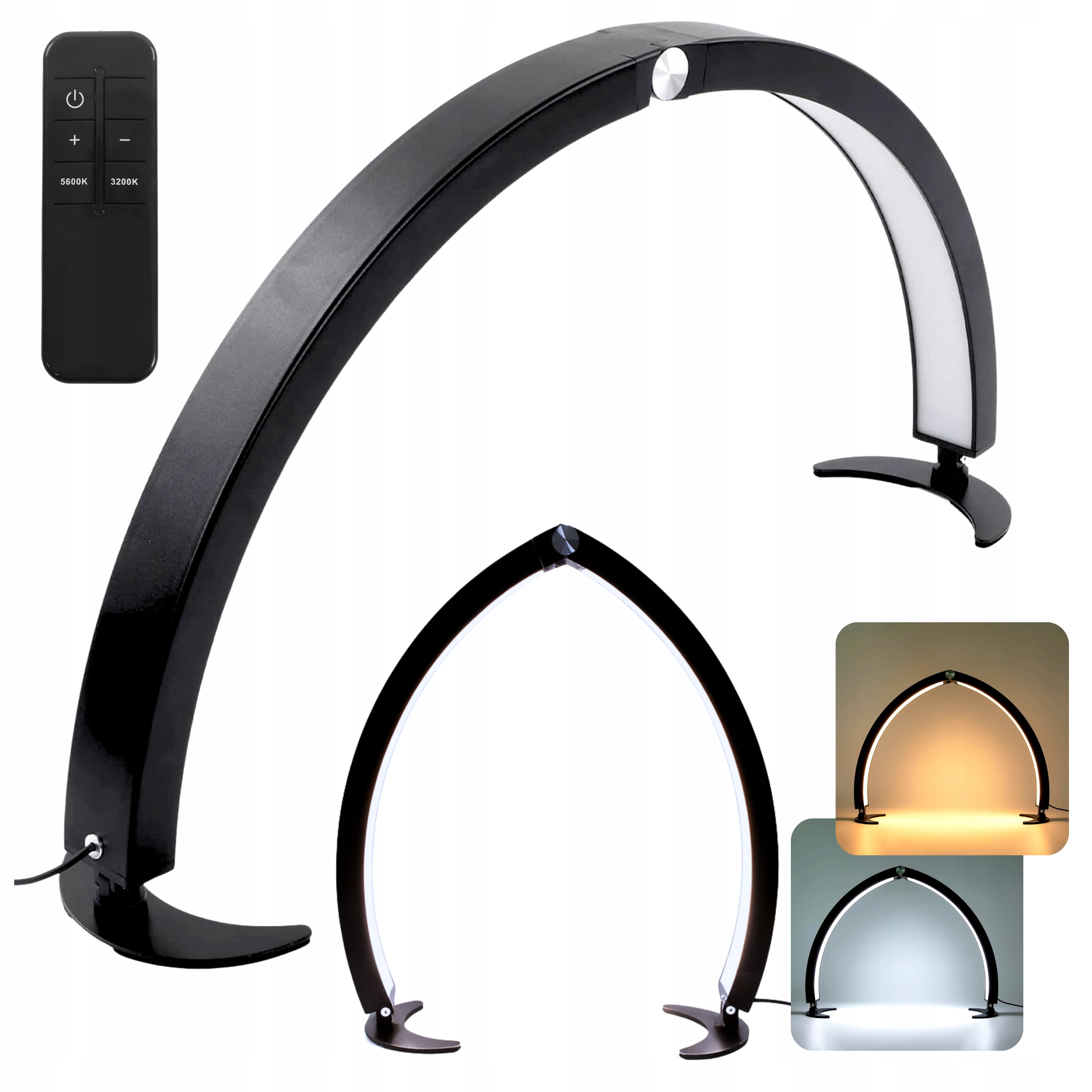 Lampa Kosmetyczna Led Bezcieniowa Składana Łuk Do Manicure Na Biurko