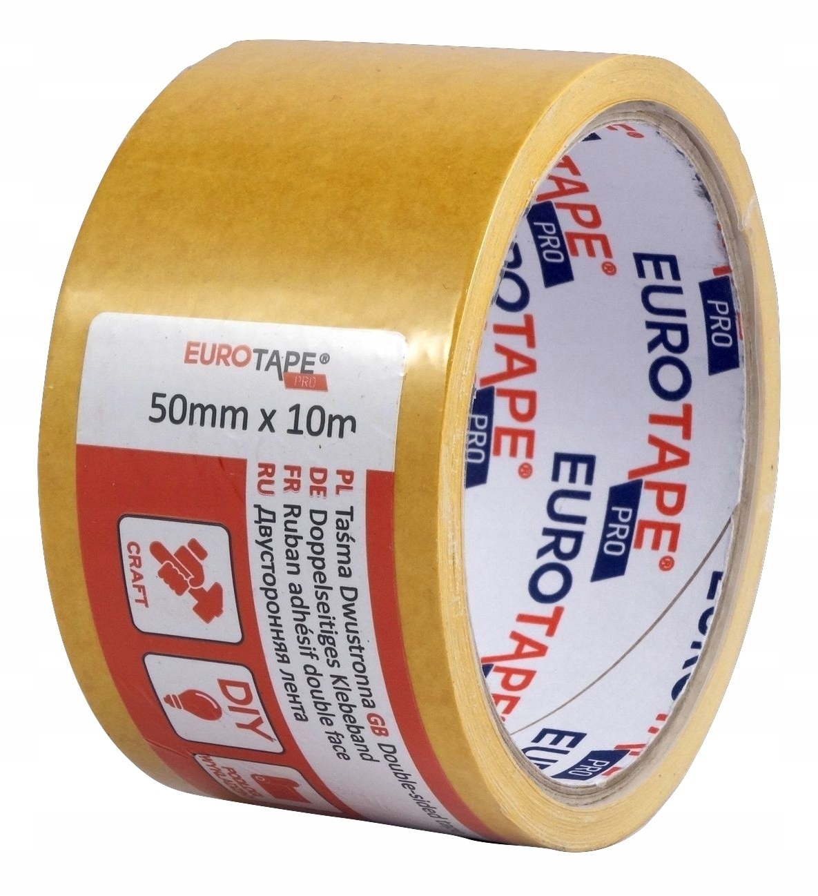 

Taśma Dwustronna 50mm x 10m Mocna Wytrzymała Dalpo