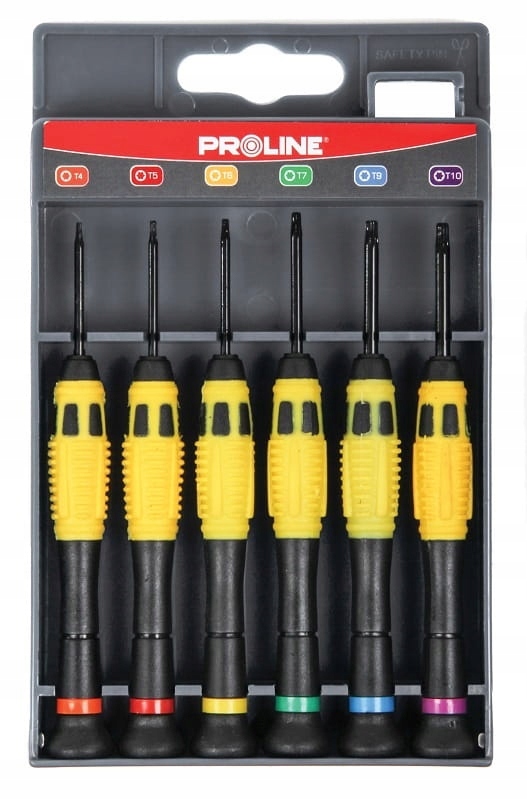 

Proline Wkrętaki zegarmistrzowskie Torx Ni-Cr-Mo z