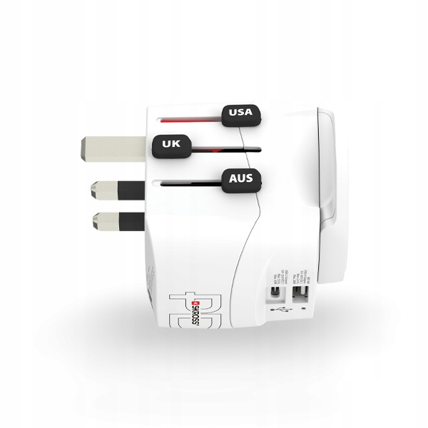 Skross Univerzální adaptér Pro Light World AC30 Power Delivery UK+USA+Čína