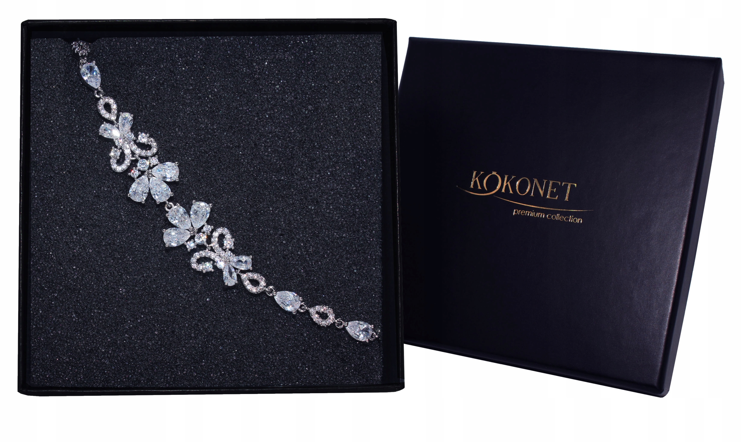 Náramek nastavitelný stříbro, rustikální krystaly