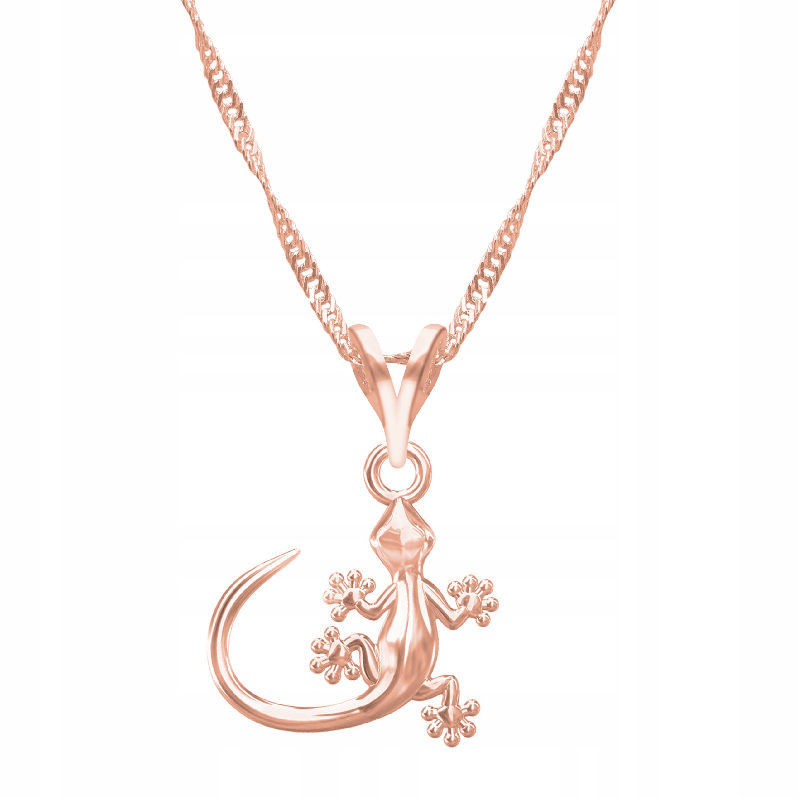 Řetízek zlatý náhrdelník 925 Ještěrka Zvíře