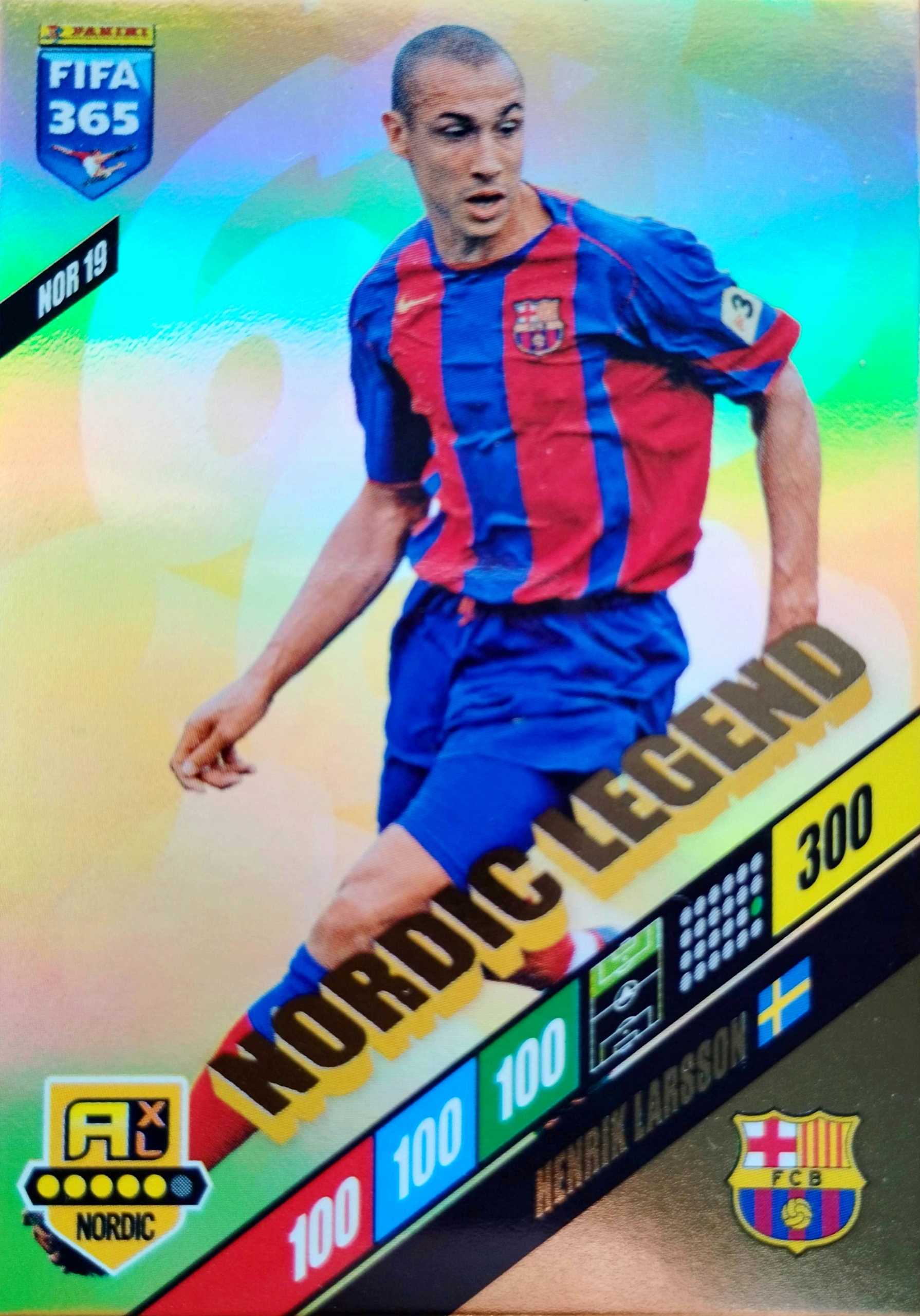 FIFA 365 2024 NOR 19 NORDIC LEGEND HENRIK LARSSON BARCELONA