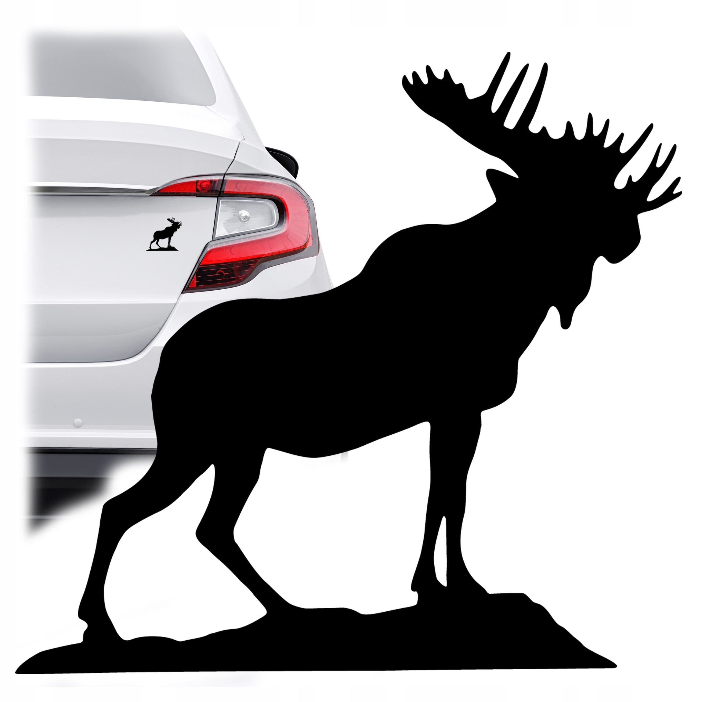 Naklejka dla Myśliwego Łoś Polowanie na samochód drzwi klapę