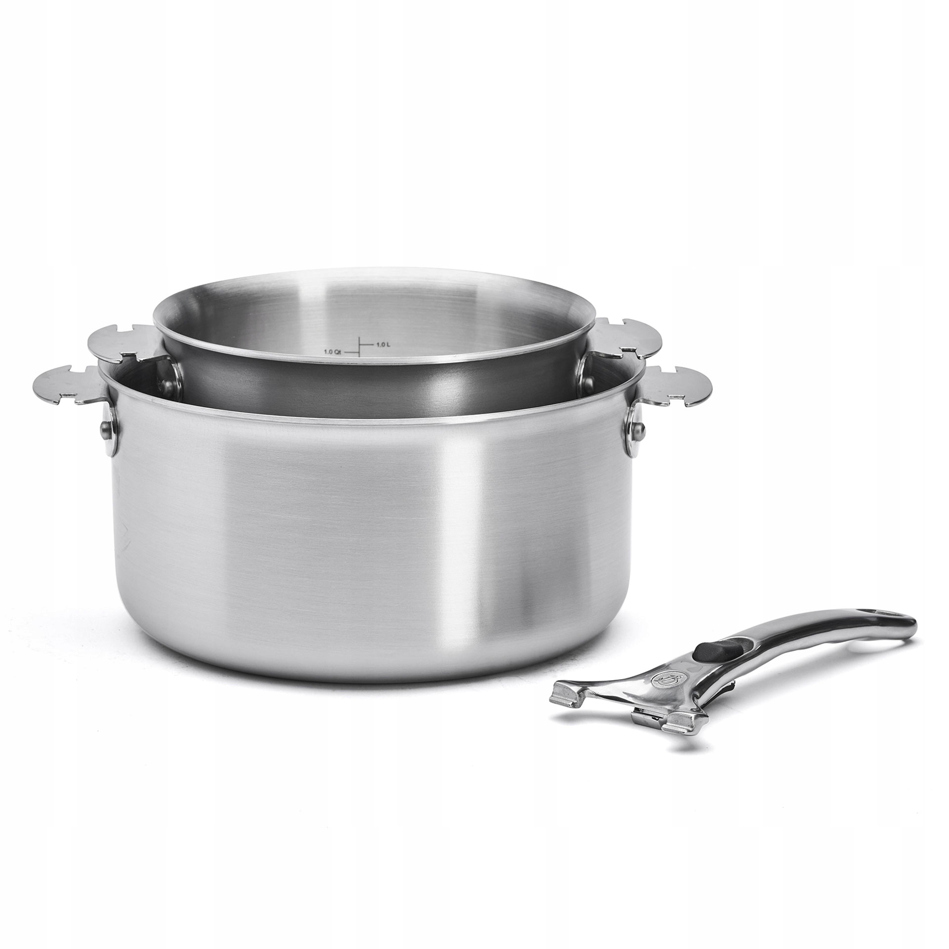 Alchimy Loqy Sada 2 hrnců s ocelovou rukojetí De Buyer