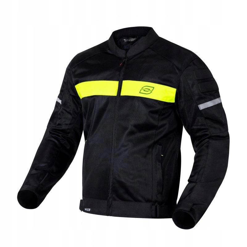 Textilná Motocyklová Bunda Ozone Dart Black Fluo Yellow 9XL