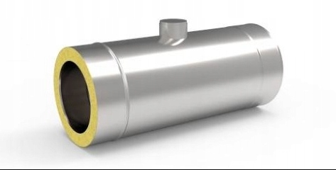 Kd Trubka s měřícím otvorem M64x4 fi 160 0,5 m 0,8 mm, komín