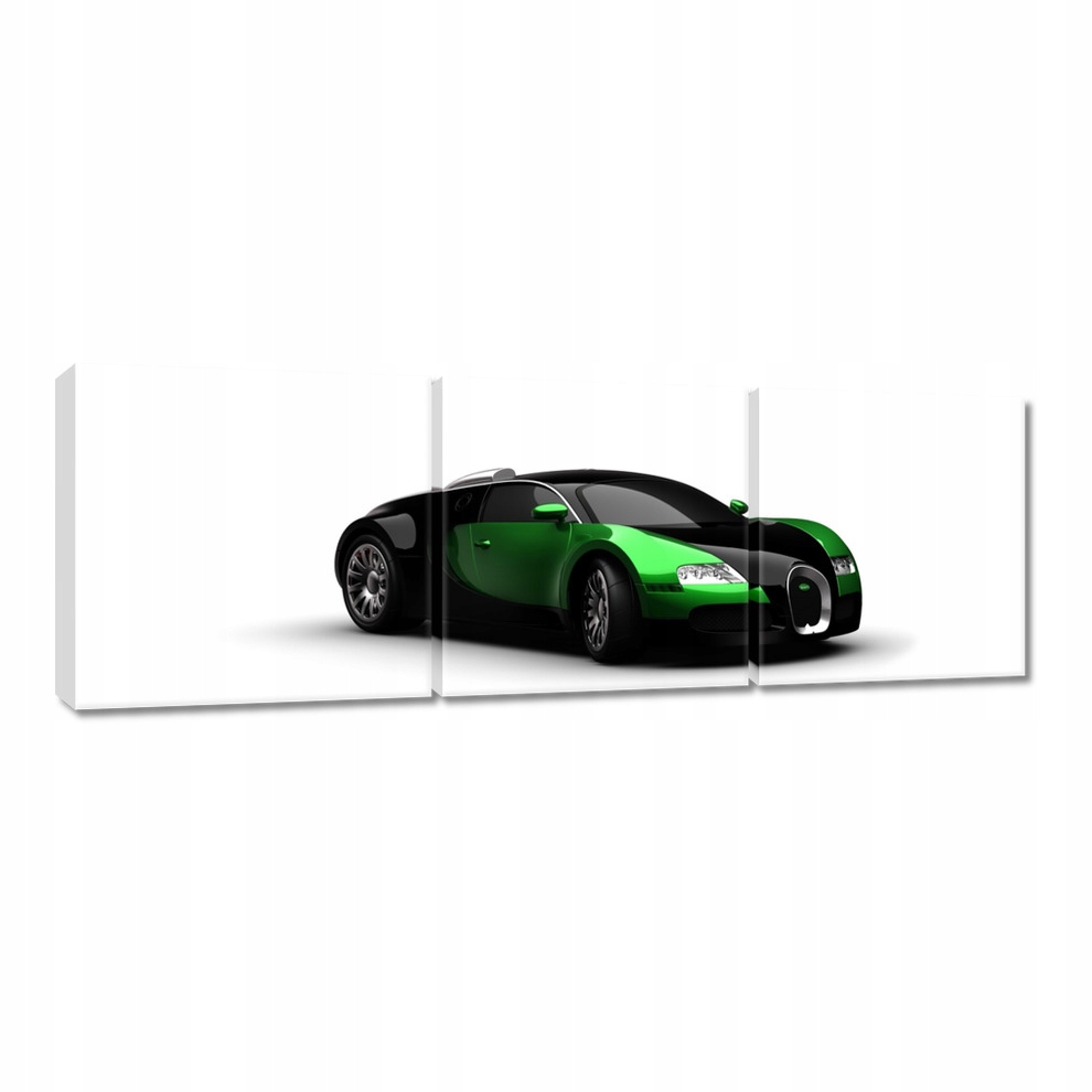 

Obrazy 120x40 Zielone Bugatti Veyron