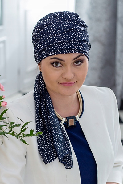 CHUSTA BASIA SZYFON Turbany LIDIA 1/40