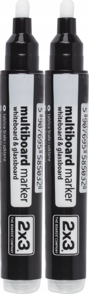 Marker do tablic ścieralny Multiboard biały x2