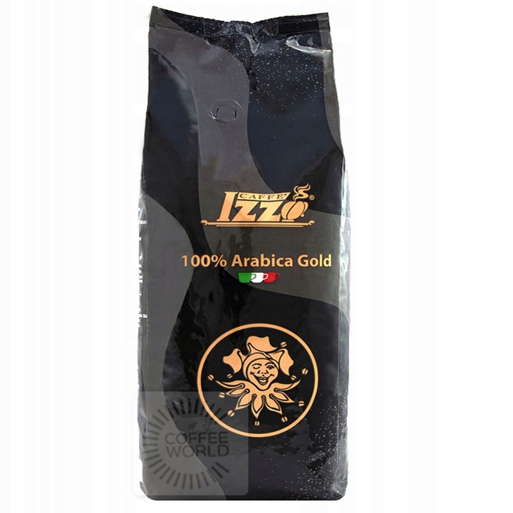 Kawa ziarnista Izzo Arabica Gold 1 kg – 100% Arabica Torba