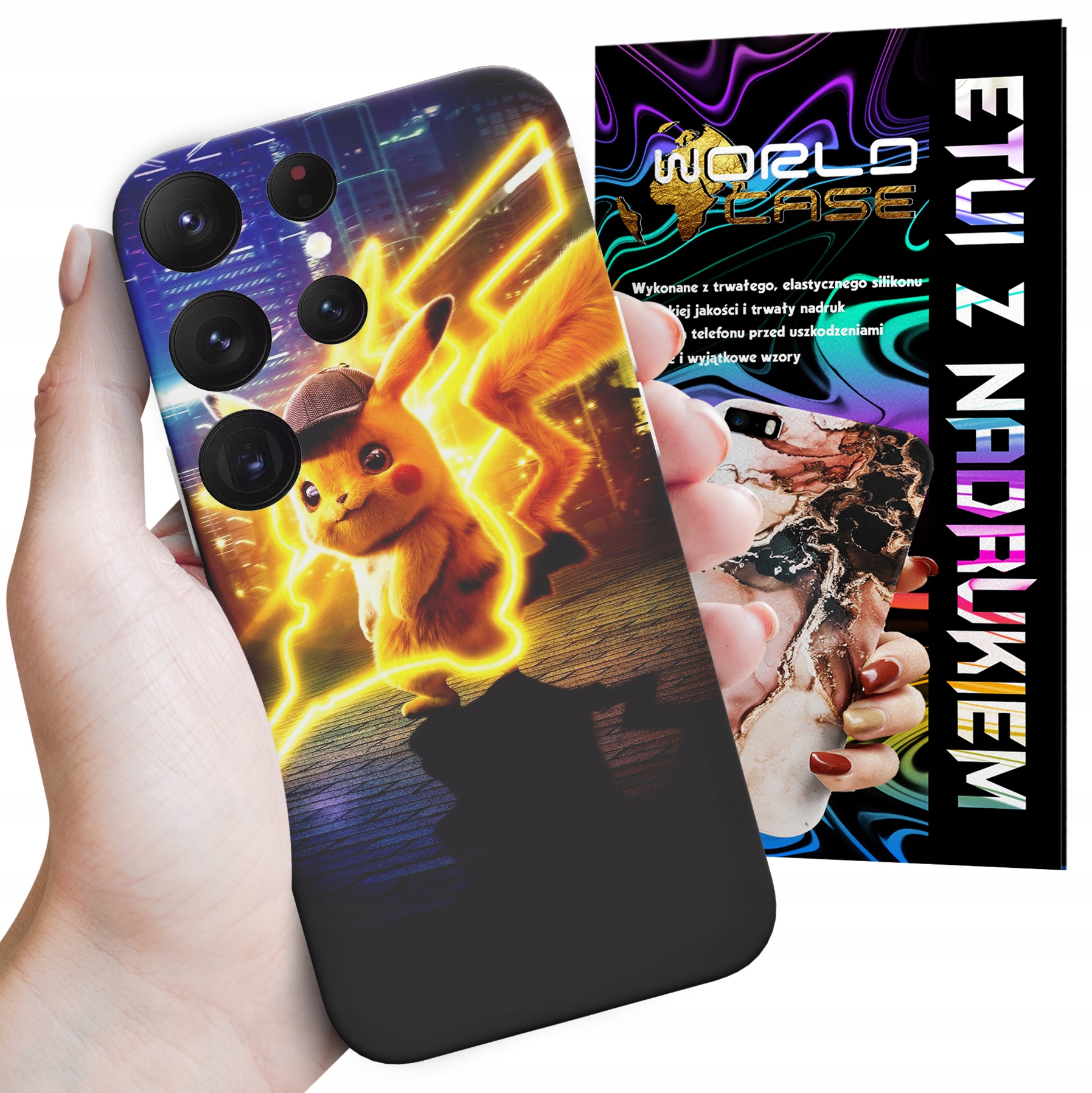 ETUI CASE DO SAMSUNG S23 ULTRA POKEMON WZORY Z BAJEK BLUEY SPONGEBOB