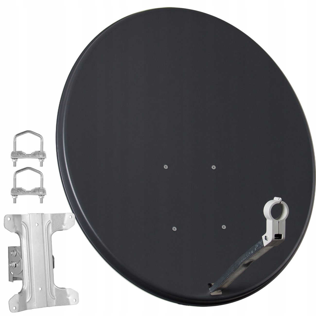 

Antena Satelitarna Czasza Corab 80CM Grafit Hd 4K