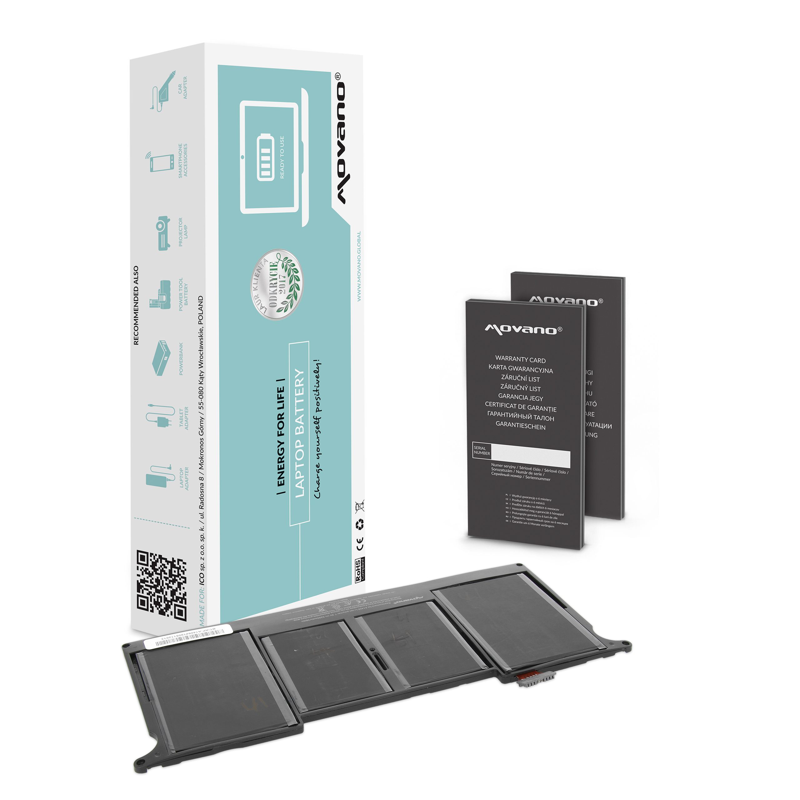 Batéria Movano pre Apple MacBook Air 11" A1370