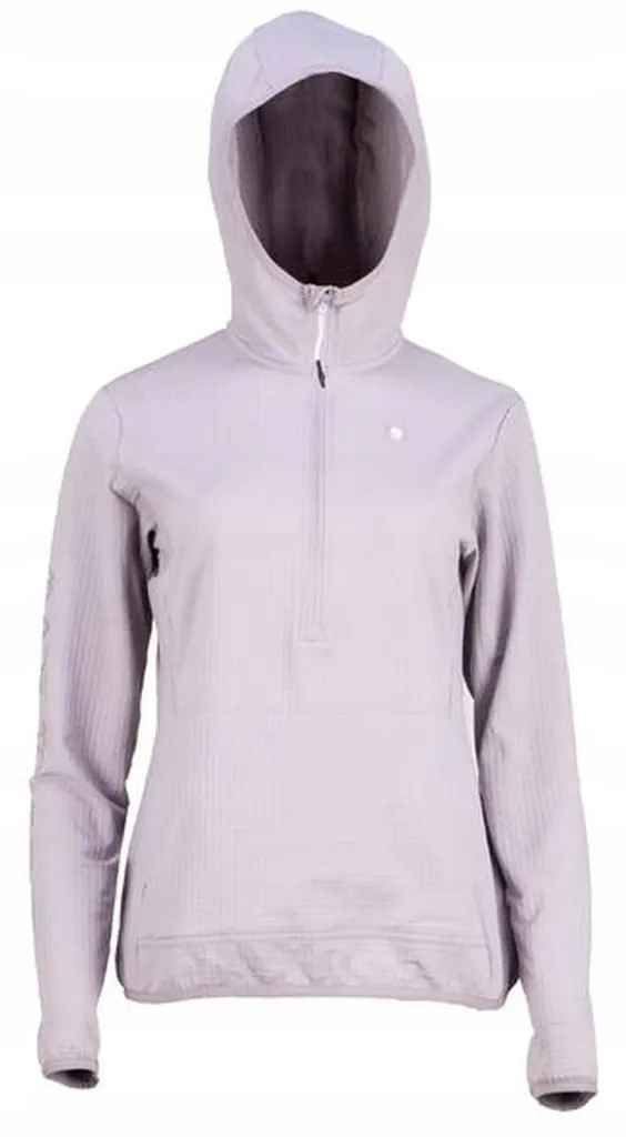 Dámska športová mikina s kapucňou 1/2 zips GTS300761L fialová L