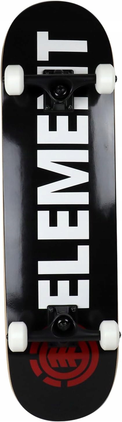 Deskorolka Kompletna Element 31.25" x 7,75" Klon Kanadyjski Czarna