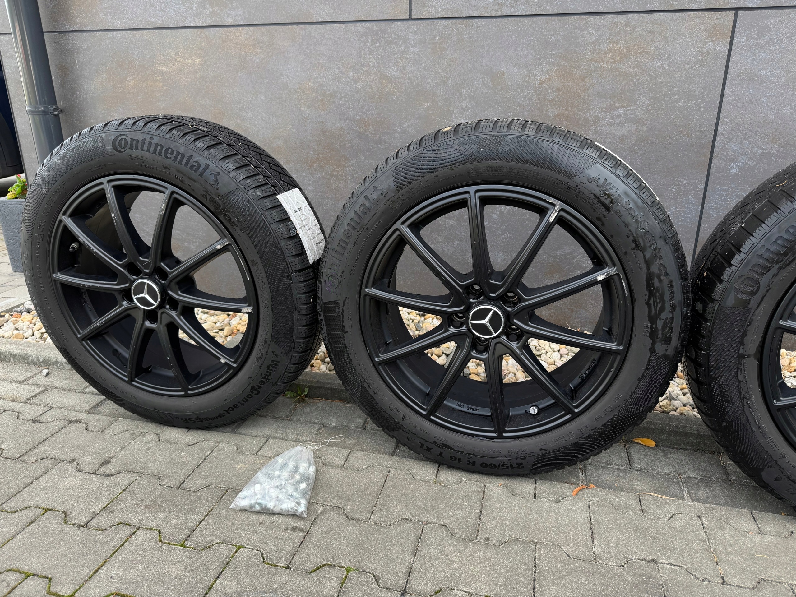 alufelgen KOMPLET BROCK 18 7,5J ET44 5x112 MERCEDES GLB EQB EQA + schrauben !