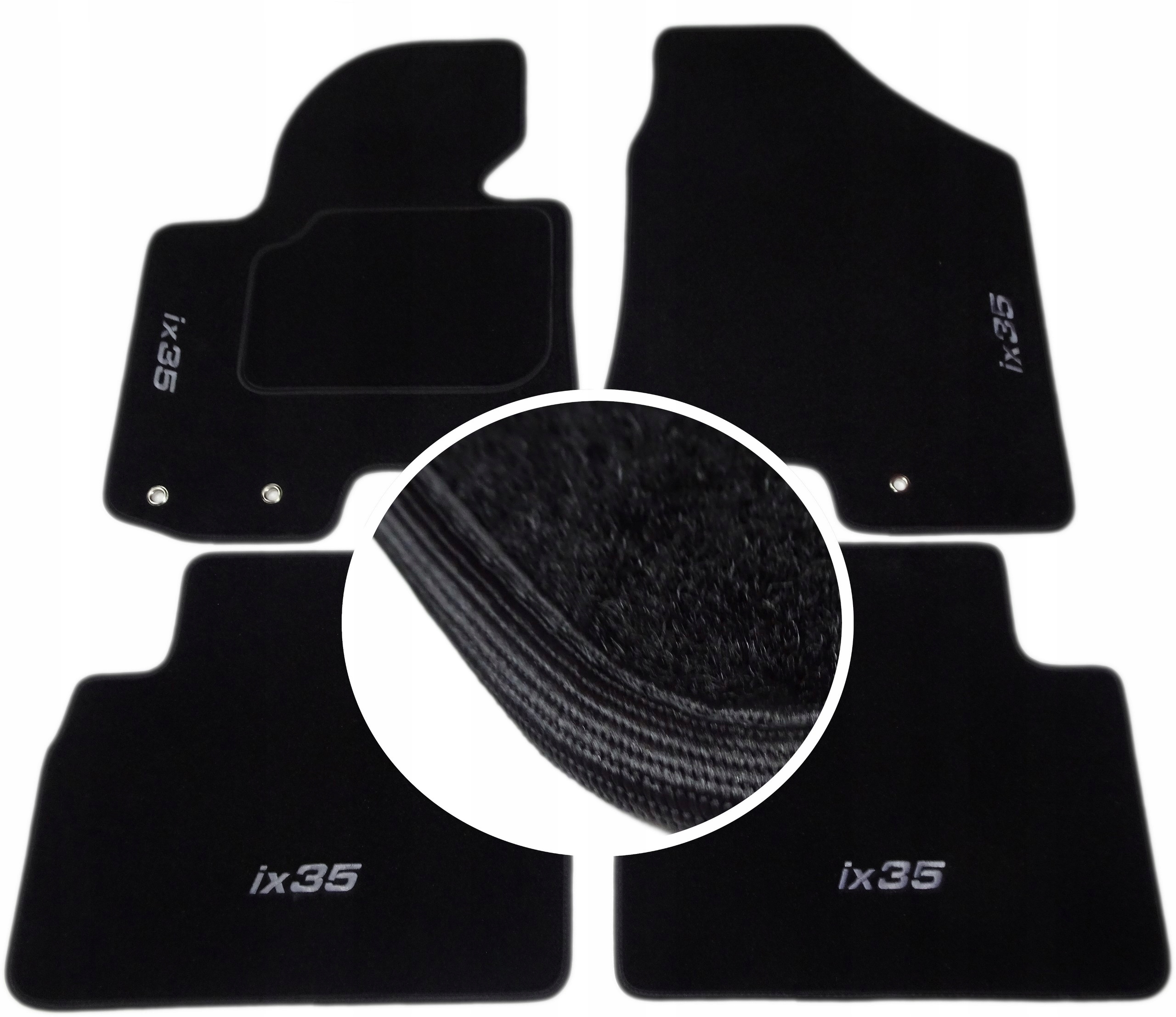 

Hyundai ix35 10-15r. Dywaniki Classic Haft CH4